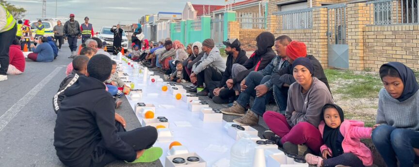 During COVID community kitchens provided a special treat during Ramadan in Cape Town. These initiatives were described in an article in the special issue discussing participatory action research during COVID.' (Source: Caroline Peters, 2023)